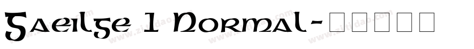 Gaeilge 1 Normal字体转换